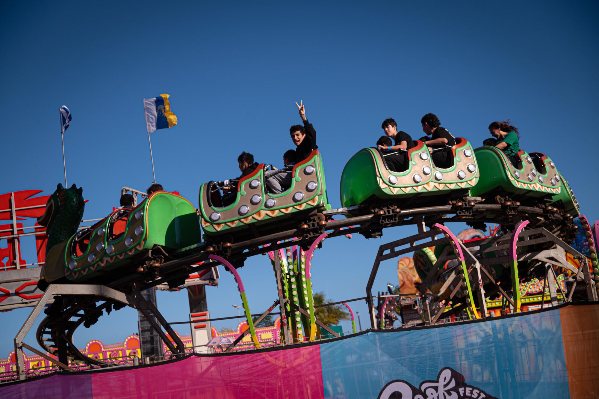 José Manuel Bermúdez visita la Feria de Atracciones por el Carnaval de Santa Cruz de Tenerife 2025