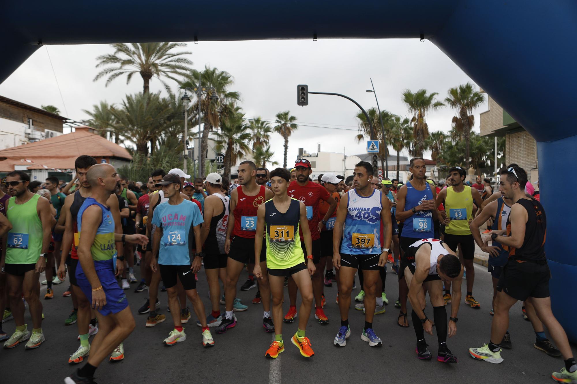 La media maratón Paraíso Salado de San Pedro del Pinatar, en imágenes