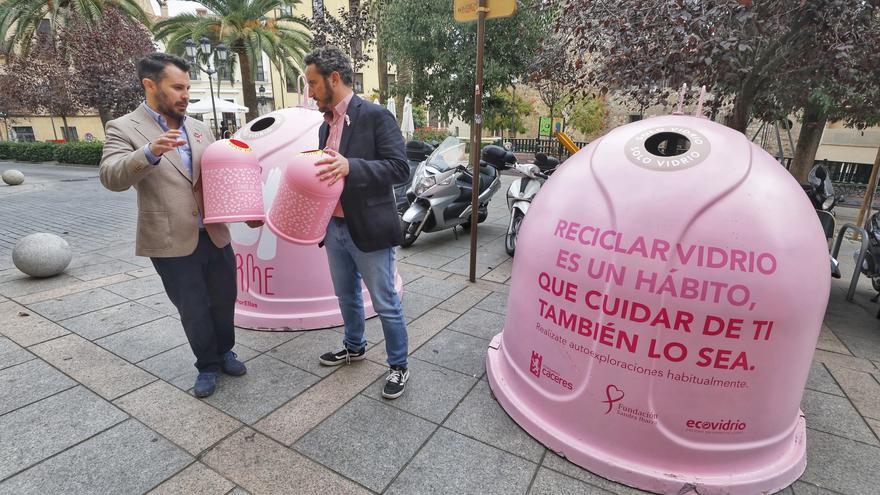 Cáceres se suma a la campaña &#039;Recicla vidrio por ellas&#039;