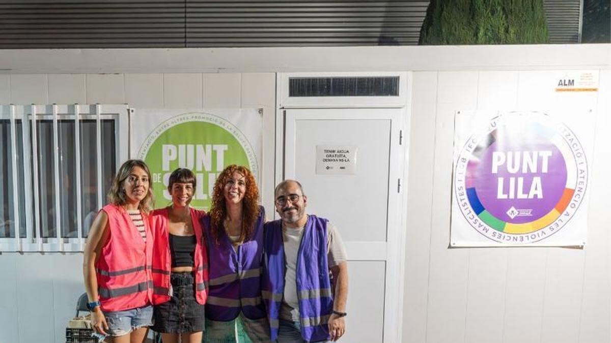 El Punt Lila durant la festa major a Palafrugell