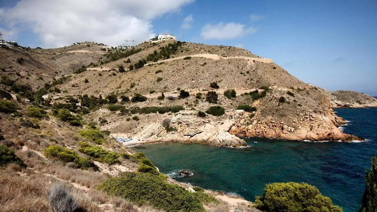 Una parte de la Serra Gelada de Benidorm.