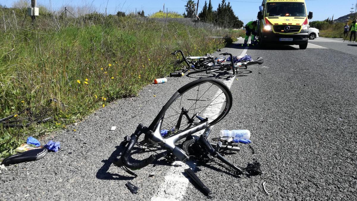 Radfahrer im Training