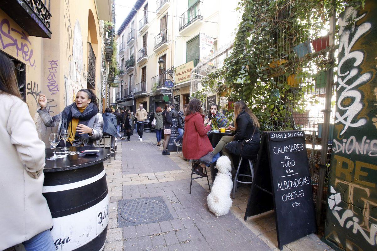 Una imagen de El Tubo de Zaragoza.