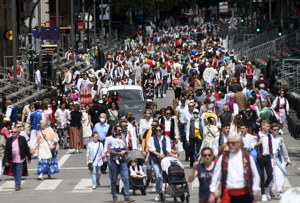 Bando de la Huerta 2022: este es el ambiente por las calles de Murcia