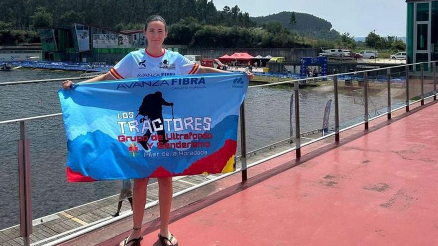 Mila Bastida, en el Mundial de Pontevedra. | L.O.