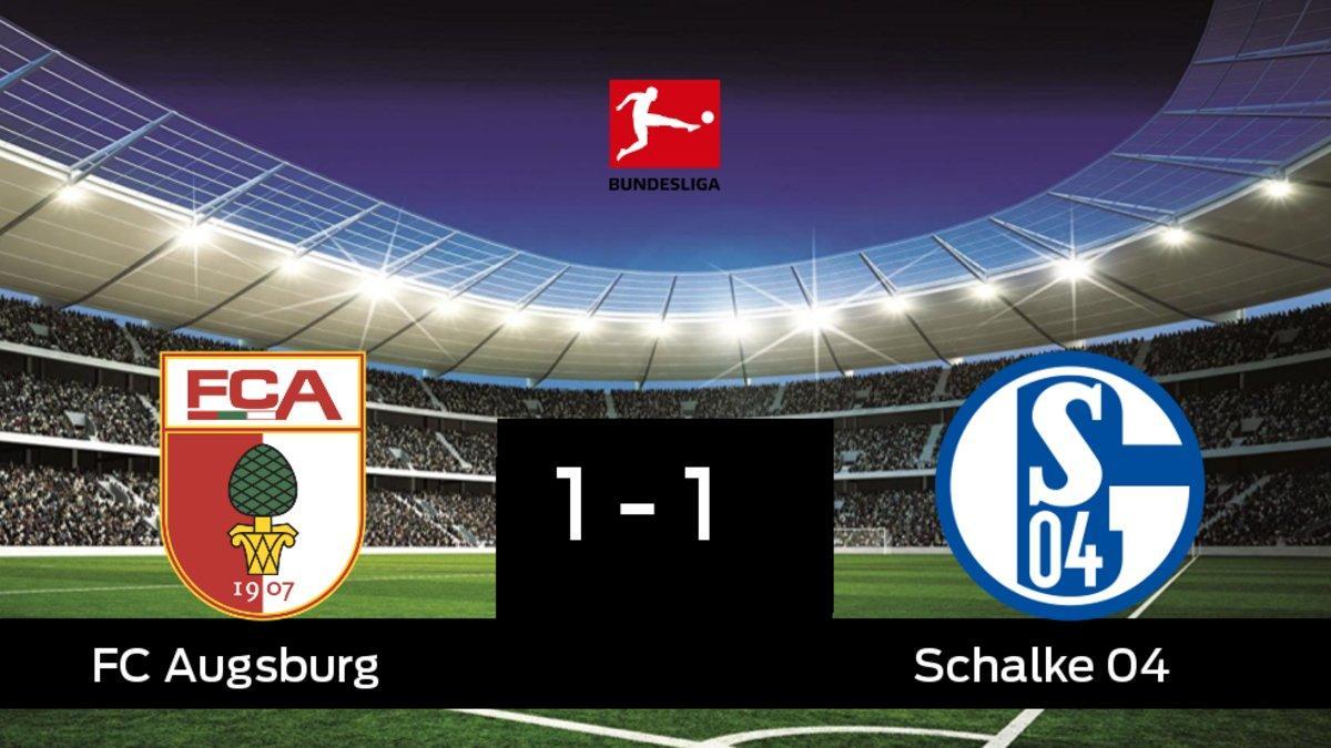 Empate (1-1) entre el FC Augsburg y el Schalke 04