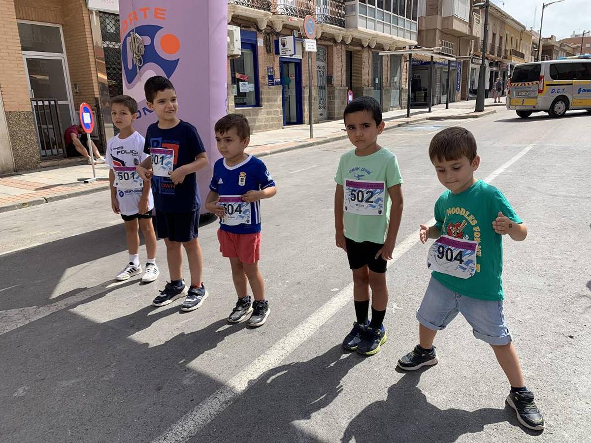 Una de las carreras para menores del trofeo de la Policía Local de La Unión