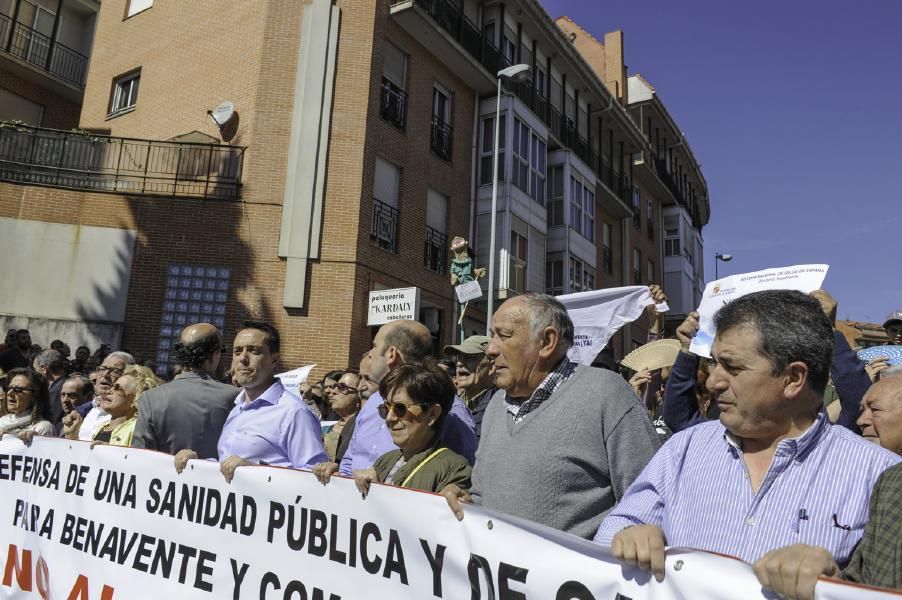 Manifestación sanitaria en Benavente