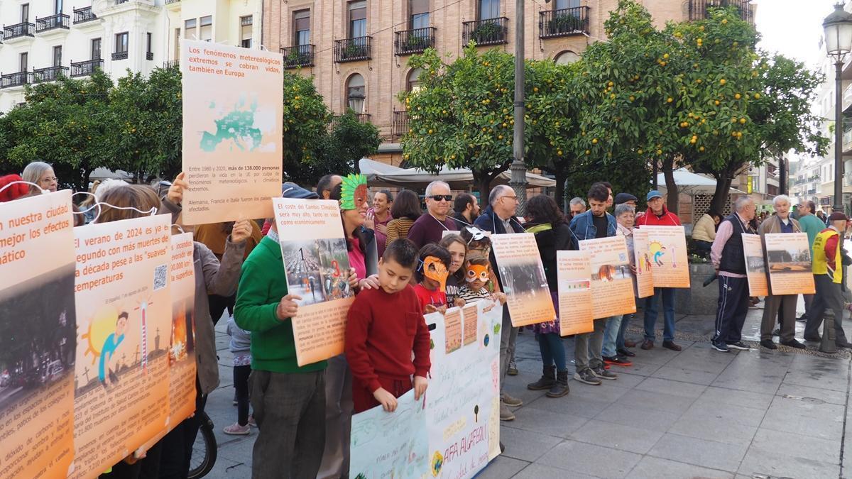Concentración en Las Tendillas contra el cambio climático.