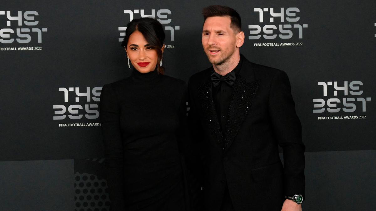 Messi y Antonela, impecable en la gala 'The Best'