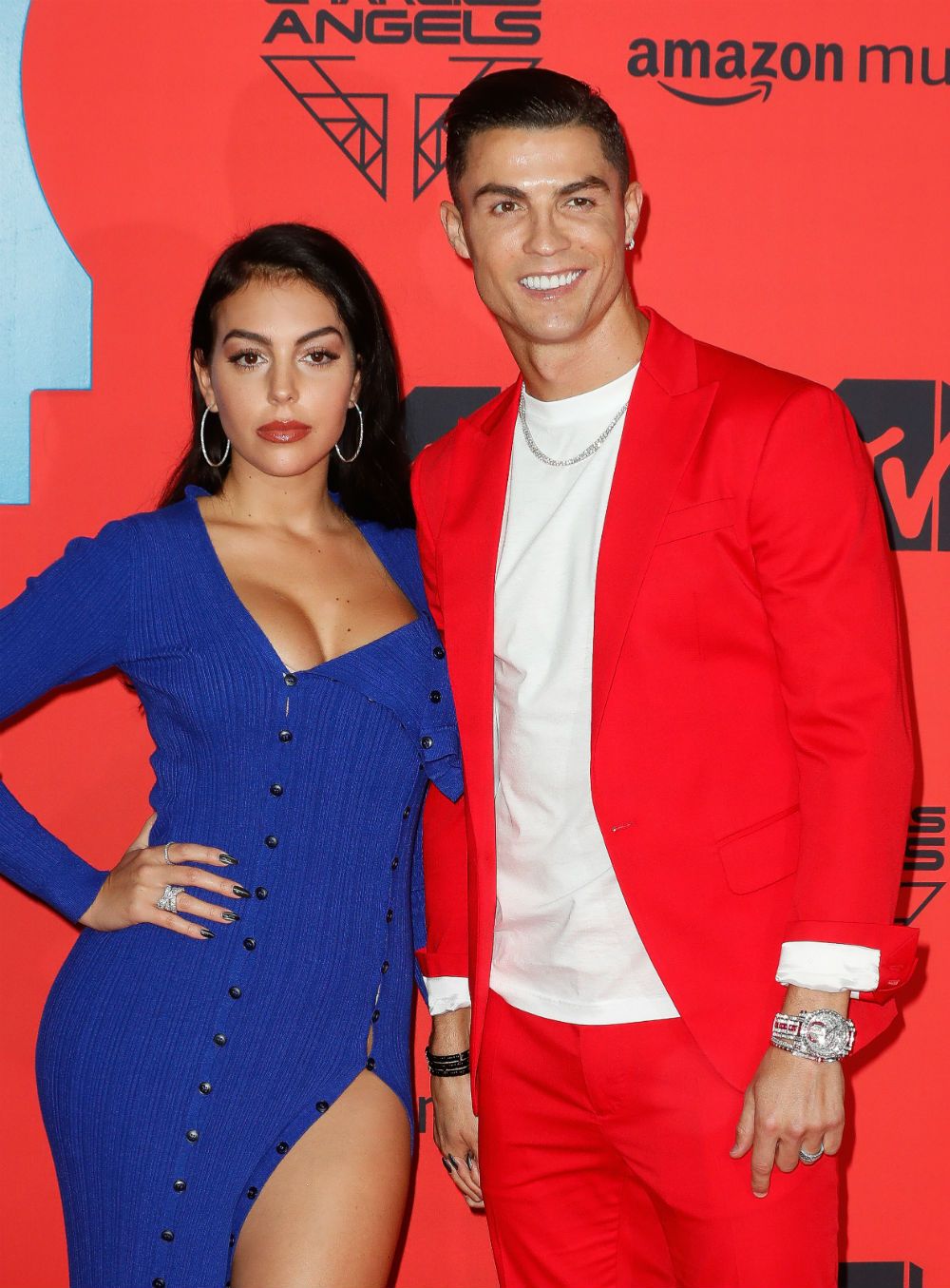 Georgina Rodríguez y Cristiano Ronaldo, juntos en los MTV EMA 2019