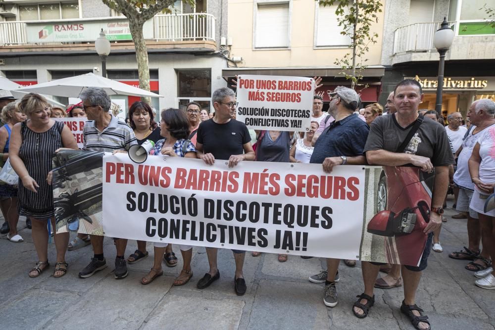 Manifestació a Blanes