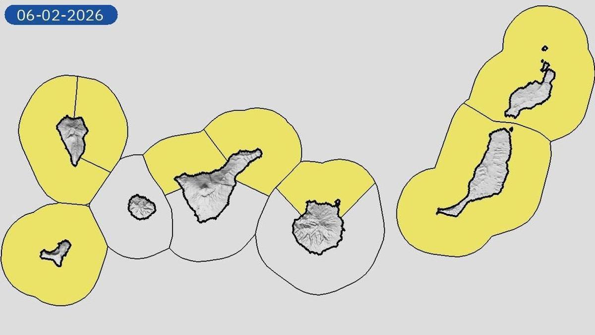 La Aemet amplía los avisos por fenómenos costeros en Canarias ante un empeoramiento del estado del mar: horarios y zonas