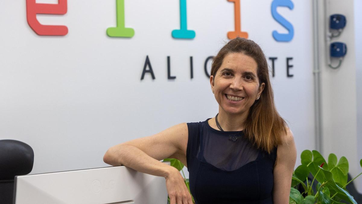 Nuria Oliver, directora de la Fundacion Ellis de Alicante.