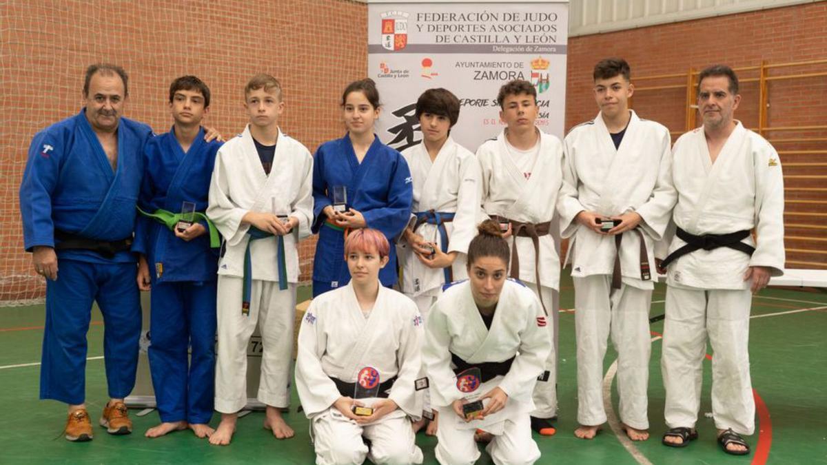 Brillante cierre de curso para el judo zamorano 