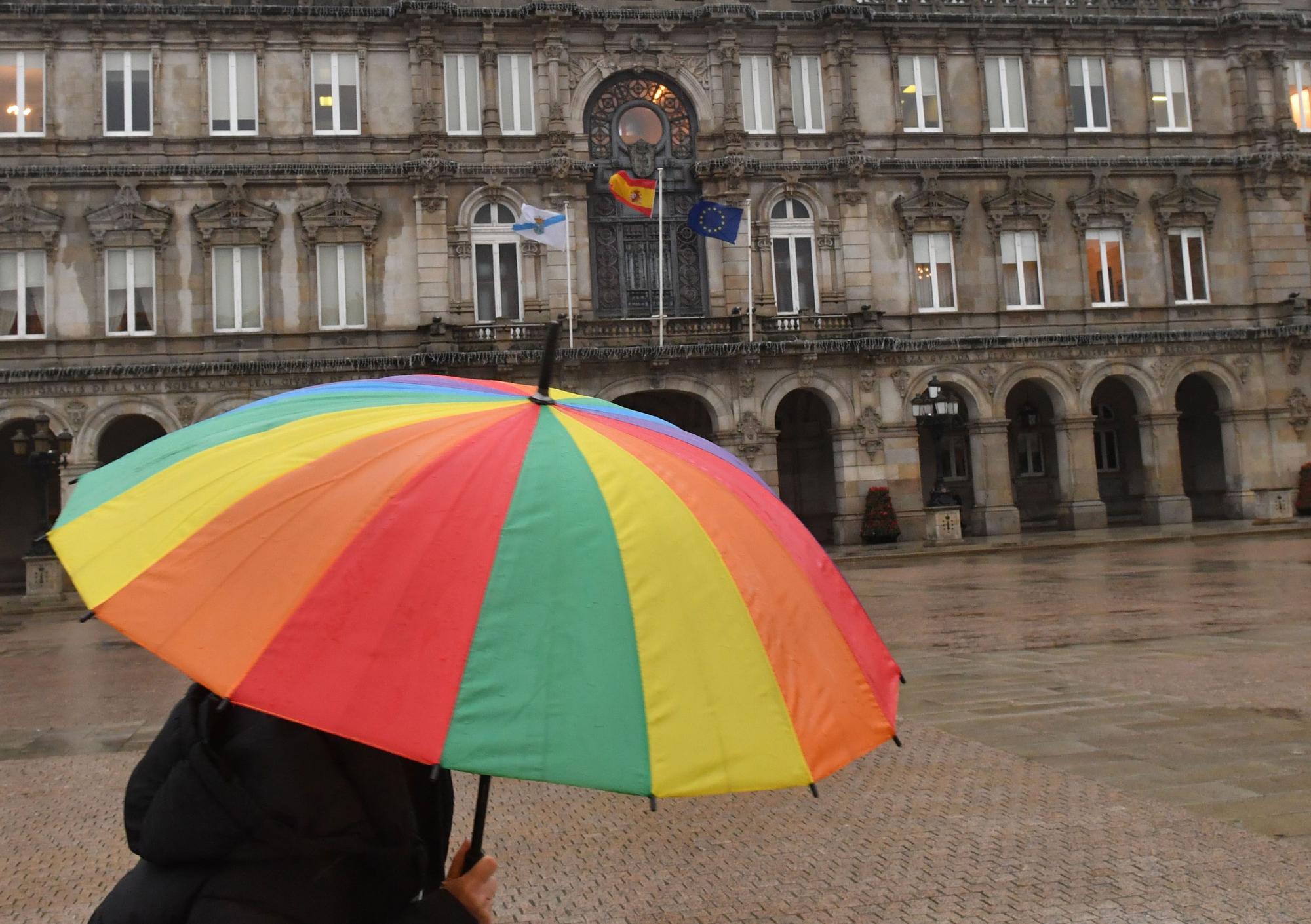 A Coruña se prepara para la alerta roja por olas de más de 8 metros