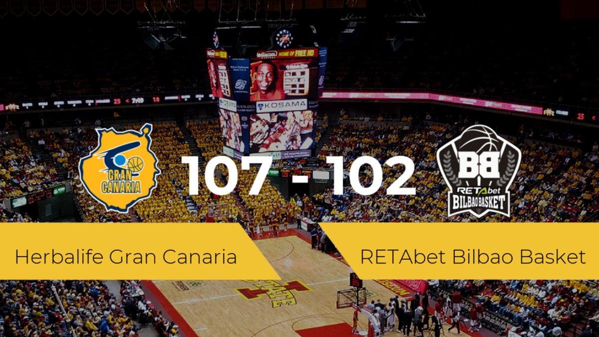 Primera jornada de la Liga ACB: Herbalife Gran Canaria 107 - 102 RETAbet Bilbao Basket