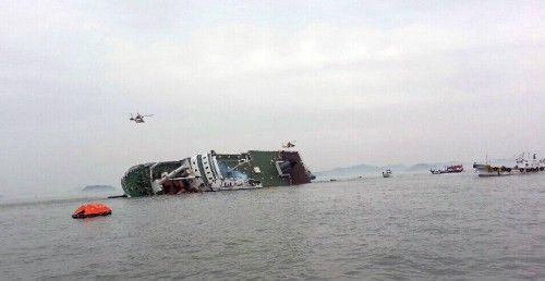 Naufragio del barco Sewol en Corea del Sur