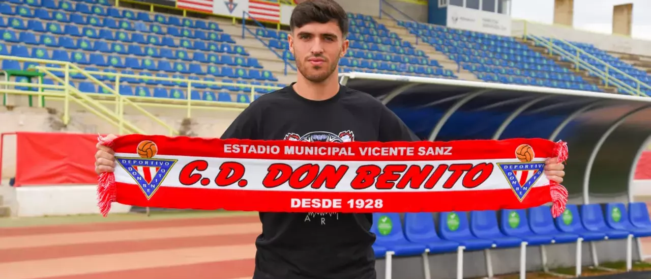 Adrián Turmo, la pasada temporada en el Don Benito.