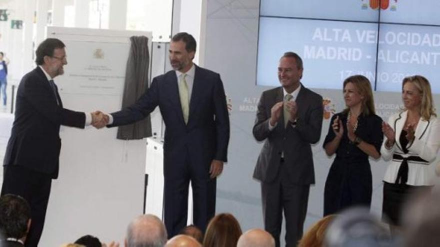 Rajoy elude la foto con la alcaldesa de Alicante