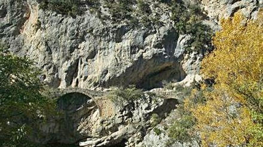 Un dels ponts que es poden travessar durant la caminada