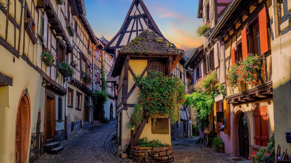 Eguisheim, Alsacia, Francia