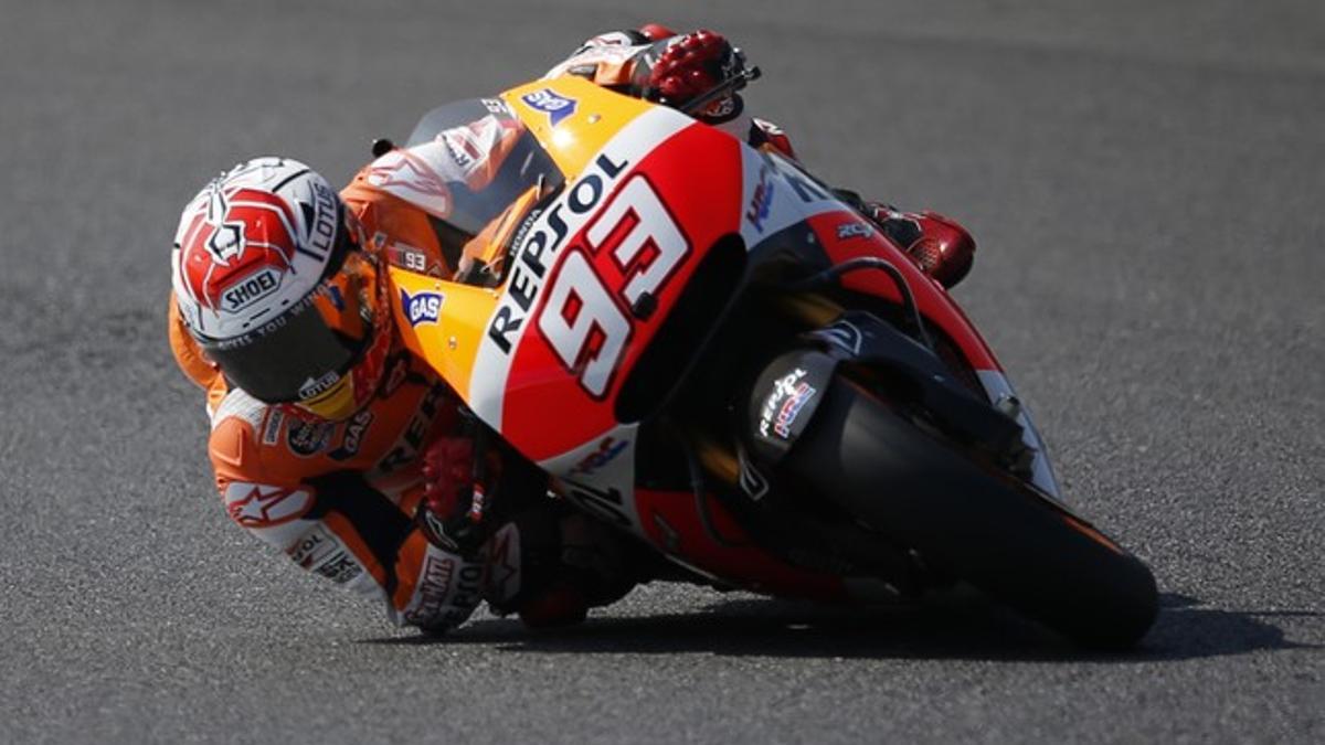 Márquez rueda en Motegi.