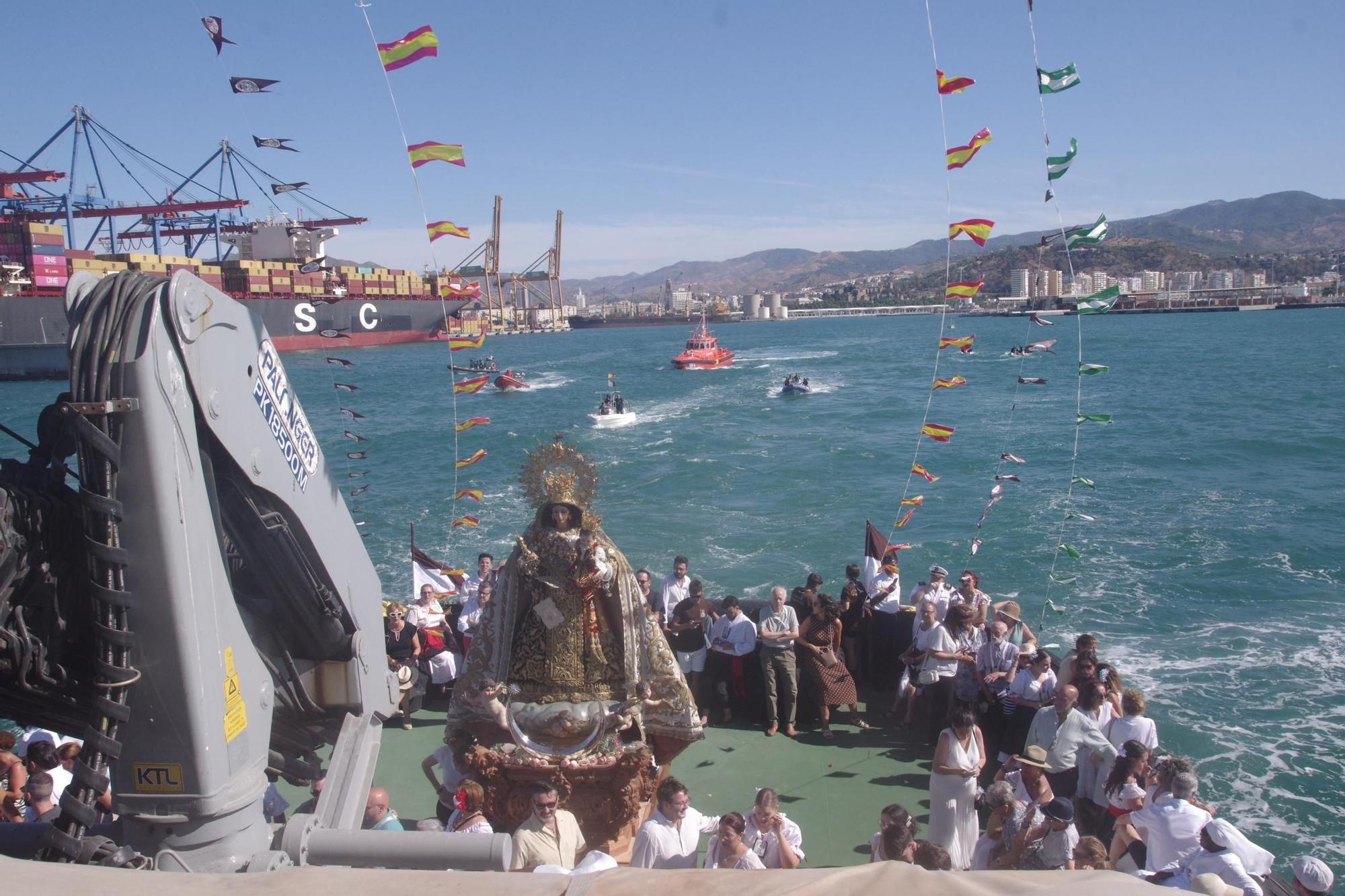 Procesión marítima Carmen de la Virgen del Carmen Coronada de El Perchel