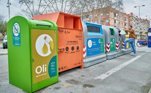 Contenedores inteligentes de El Prat de Llobregat.