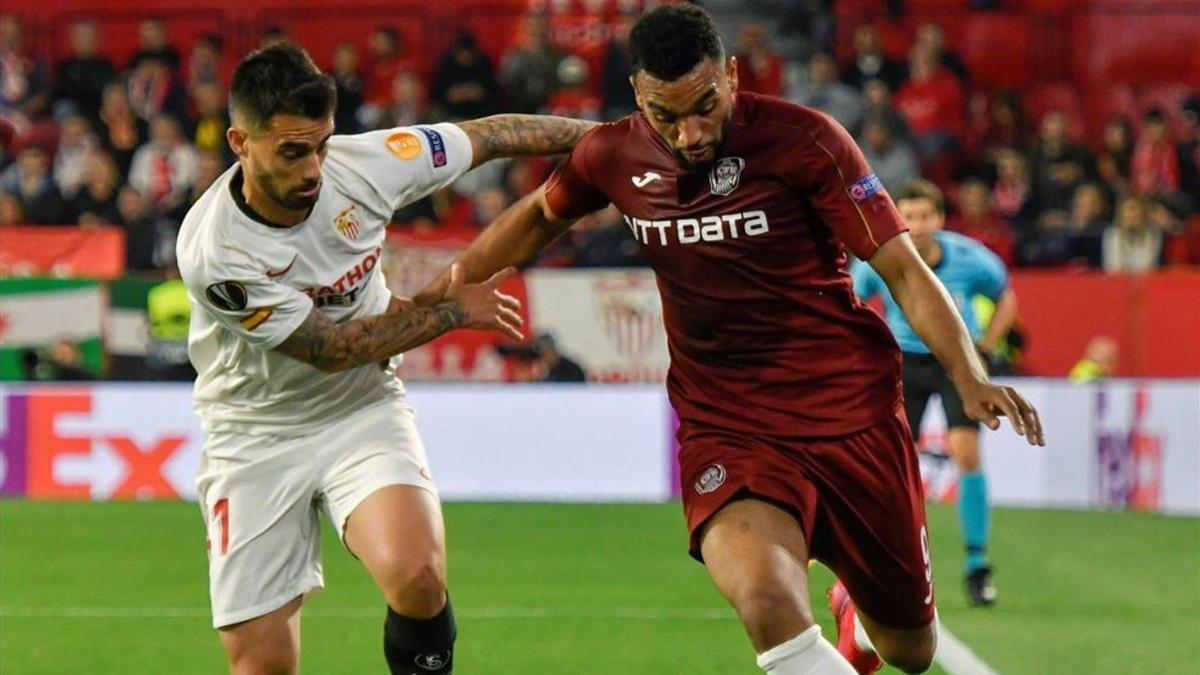 El Cluj se midió al Sevilla en la fase de grupos de la presente Europa League.