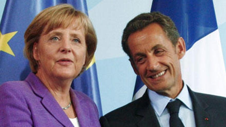 Sarkozy y Merkel