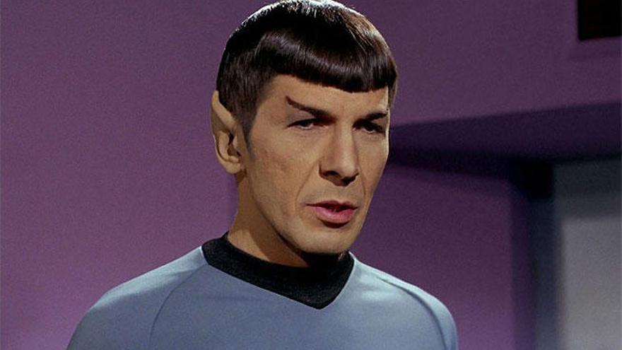 Leonard Nimoy, en el papel de Mr. Spock.