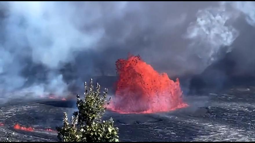 El volcán Kilauea ha vuelto a entrar en erupción