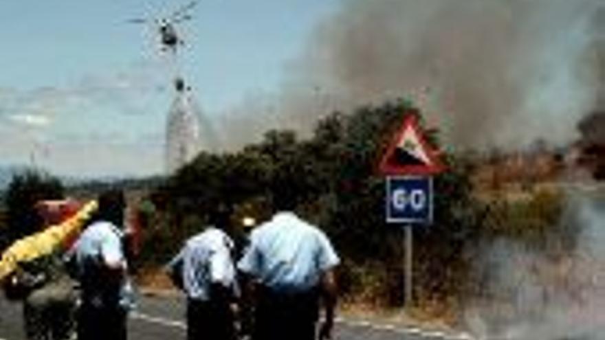 APARATOSO INCENDIO DE PASTOS