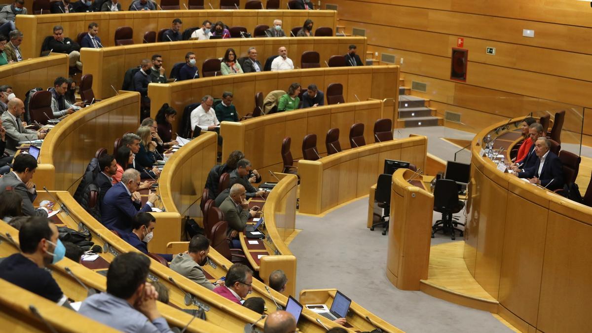 Una sesión del Senado.