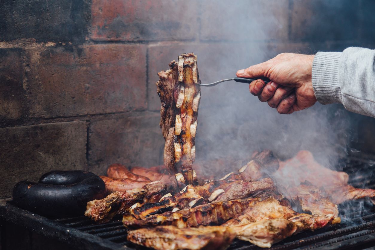 Asado en Argentina.
