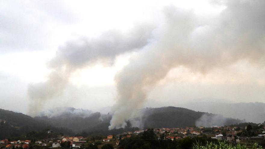 La lucha contra el fuego.