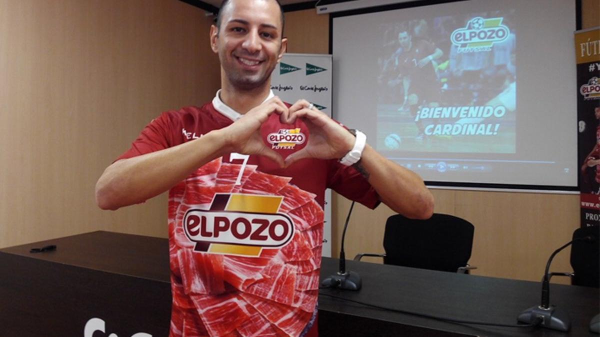 Cardinal fue presentado como nuevo jugador de ElPozo Murcia