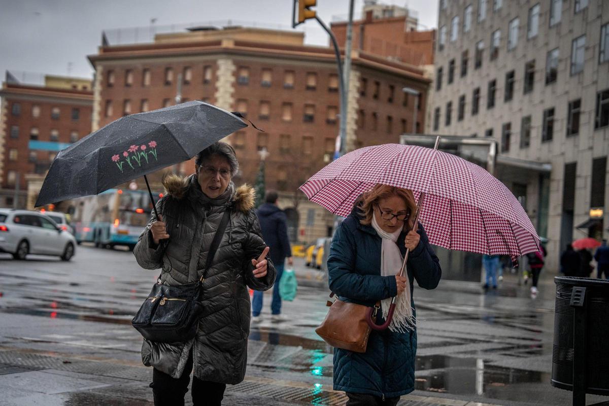 El temporal llega a Barcelona