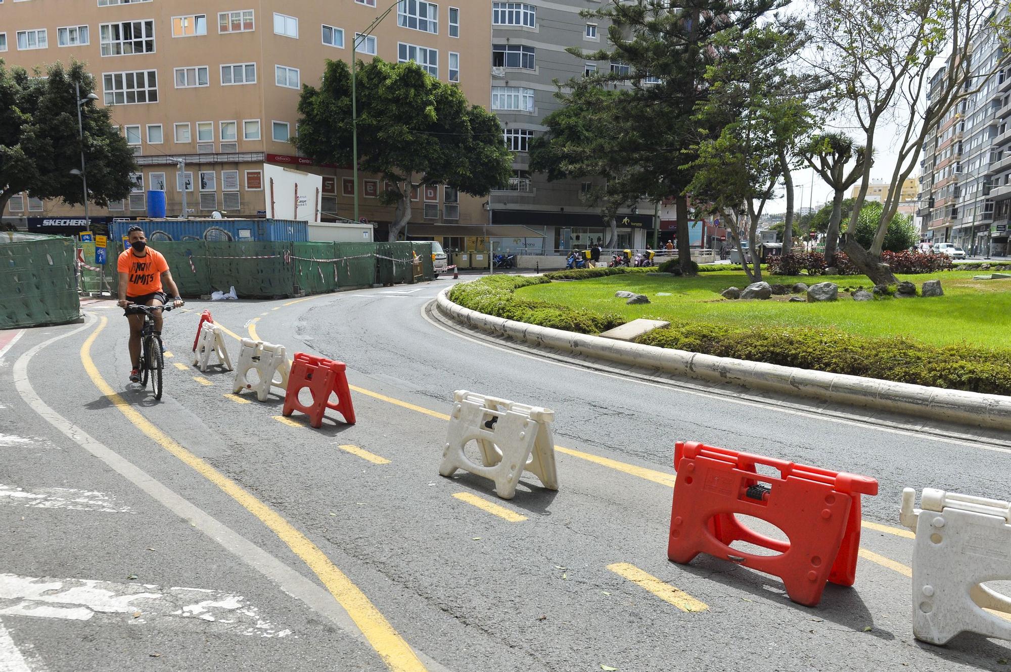 Obras de peatonalización de Mesa y López