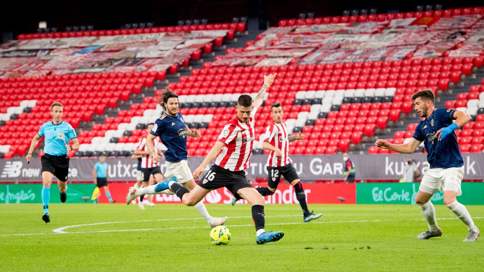 Sancet en el segundo tanto del Athletic ante el Osasuna