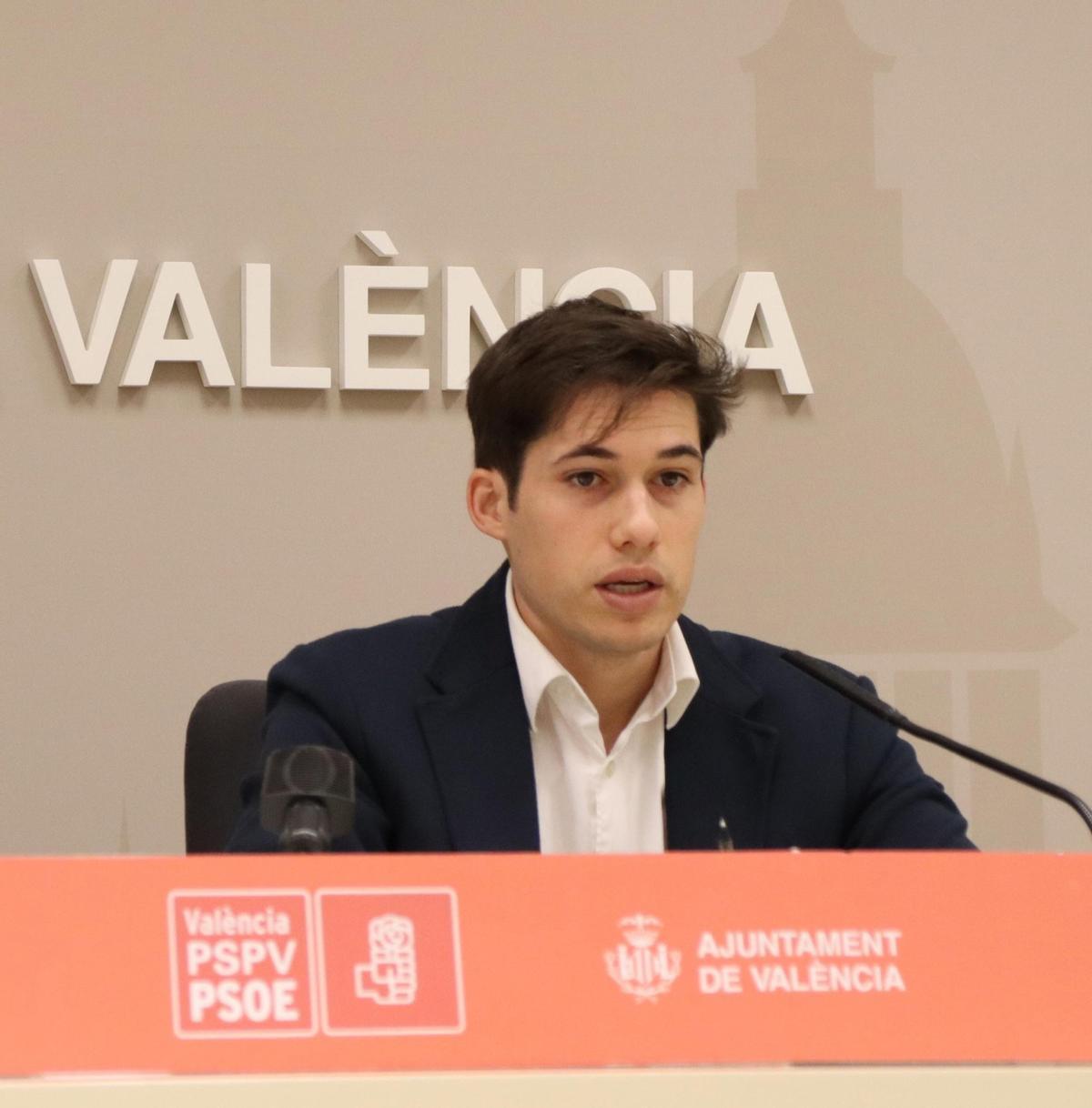 Borja Sanjuán, portavoz socialista