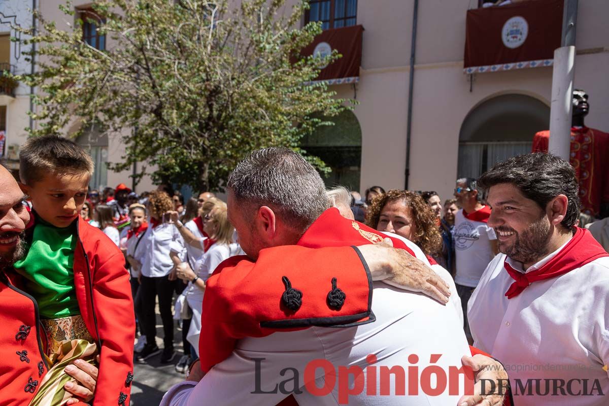 Moros y Cristianos en la mañana del dos de mayo en Caravaca