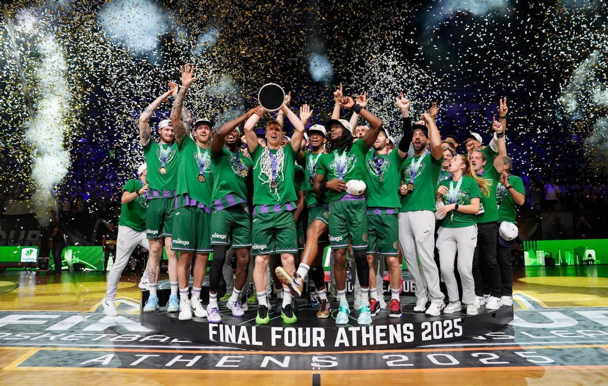 El Unicaja ganó la BCL de Atenas 2025.