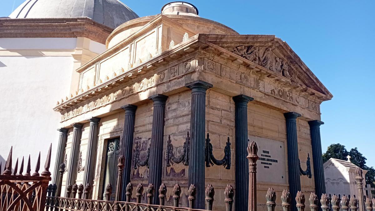 Panteón de la familia Heredia en el Cementerio de San Miguel.