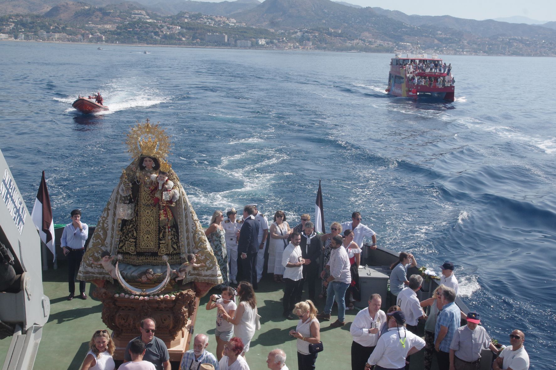 Procesión marítima de la Virgen del Carmen del Perchel