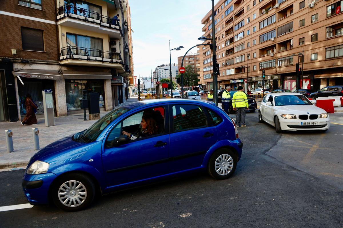 Giorgeta reabierta al tráfico con el nuevo giro hacia Reís de Corella