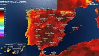 Estas son las localidades que sufrirán más el calor hasta el viernes