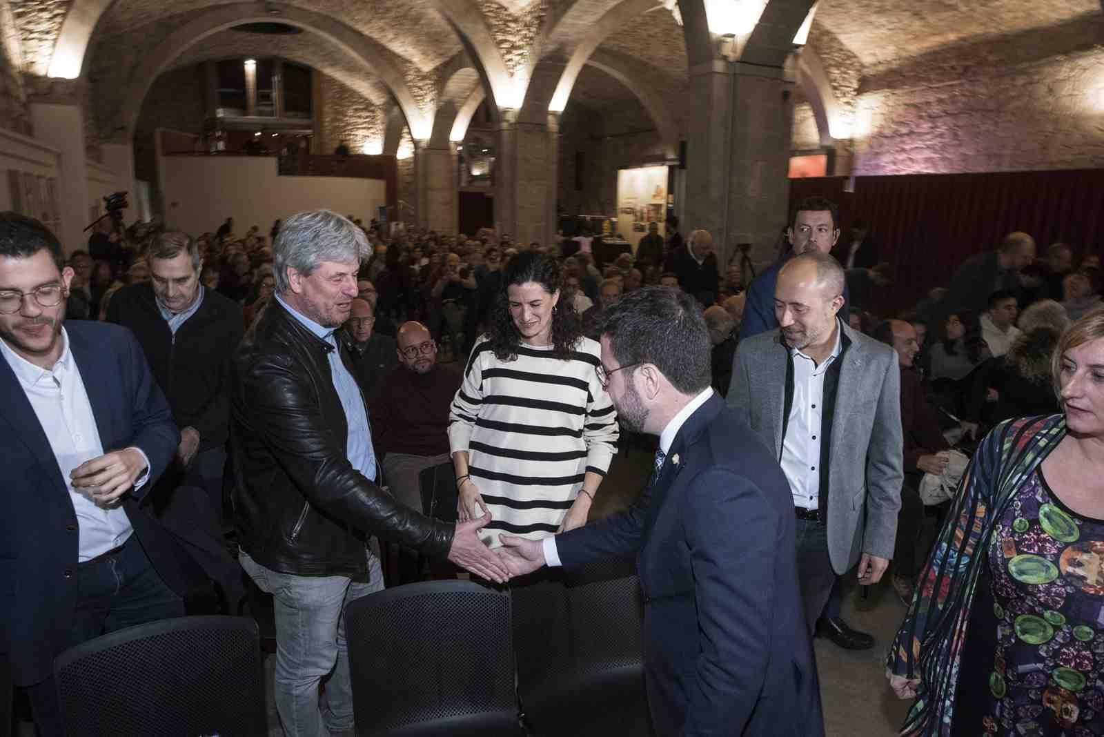 Acte de presentació de l'alcaldable per ERC a Manresa, Marc Aloy