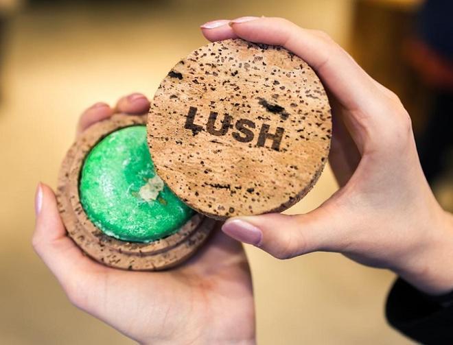 Caja de corcho, de Lush